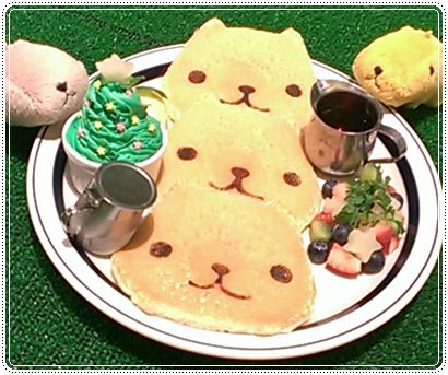 カピバラさんパンケーキ